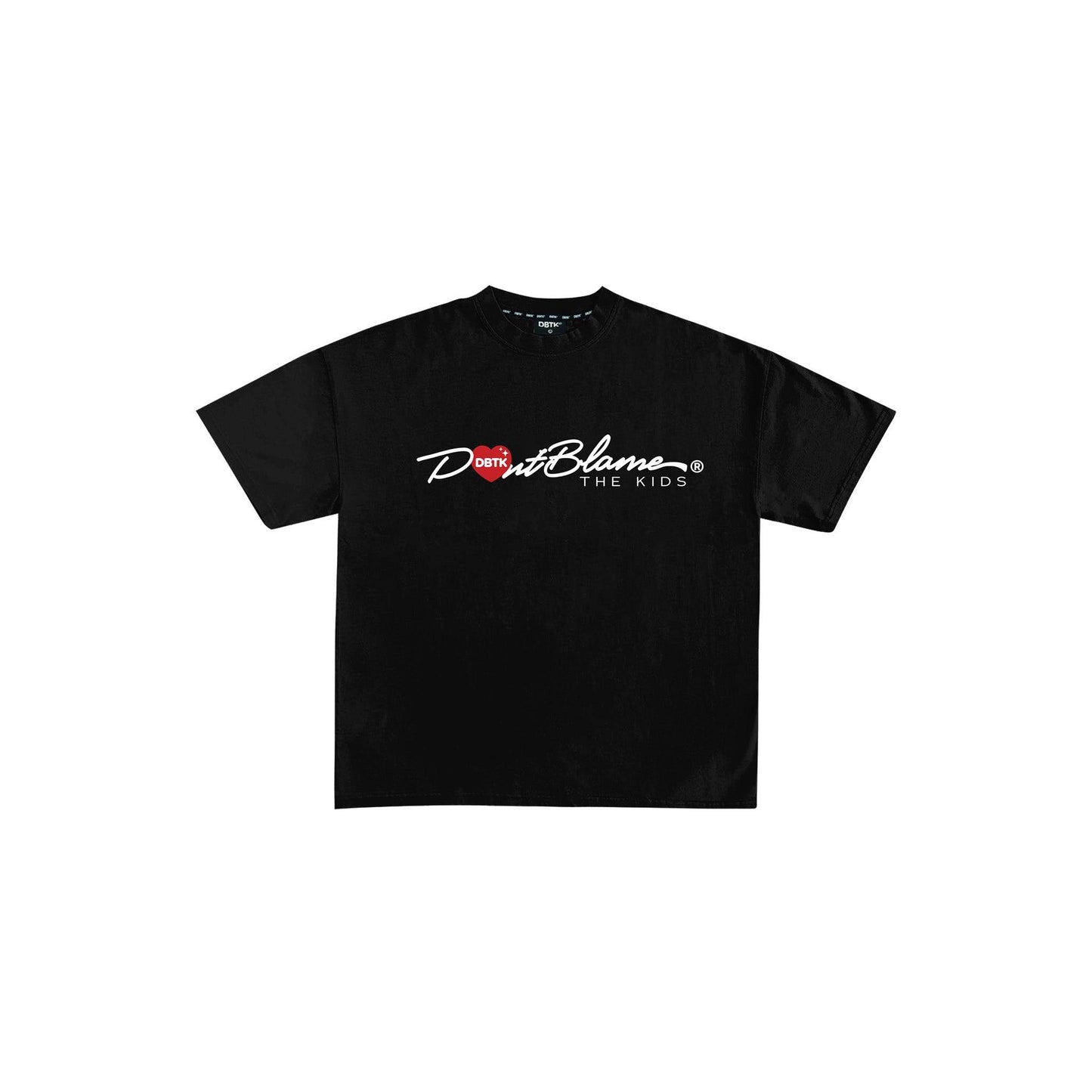 DBTK "Cursive Valentine's Tee" Black