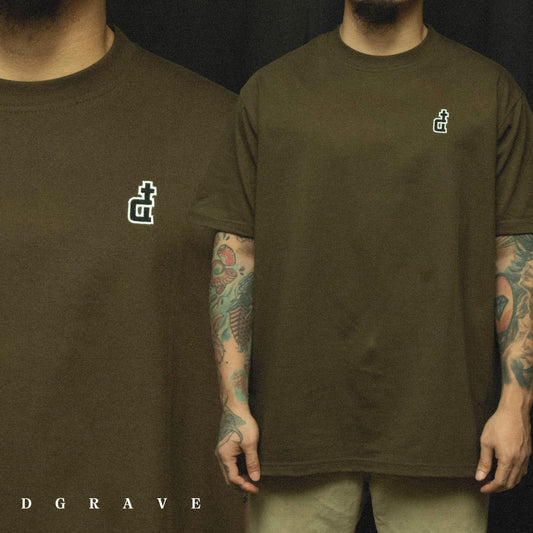 DGrave Necessities "OG Logo Crocodile Green" Tee