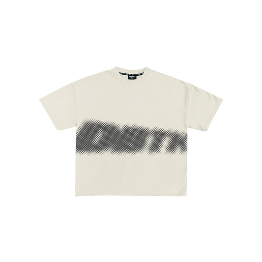 DBTK "Raster Slant Tee" Off White