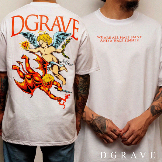 DGrave Creations "Schism" White Tee