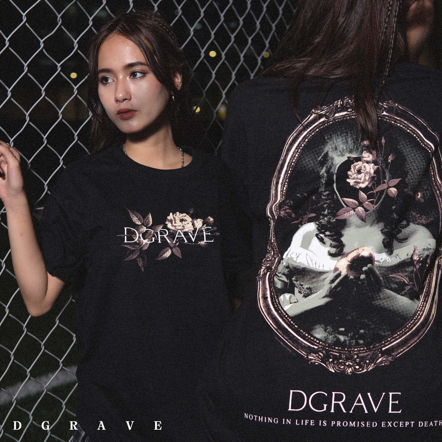 DGrave Creations "Shadowglass" Black Tee