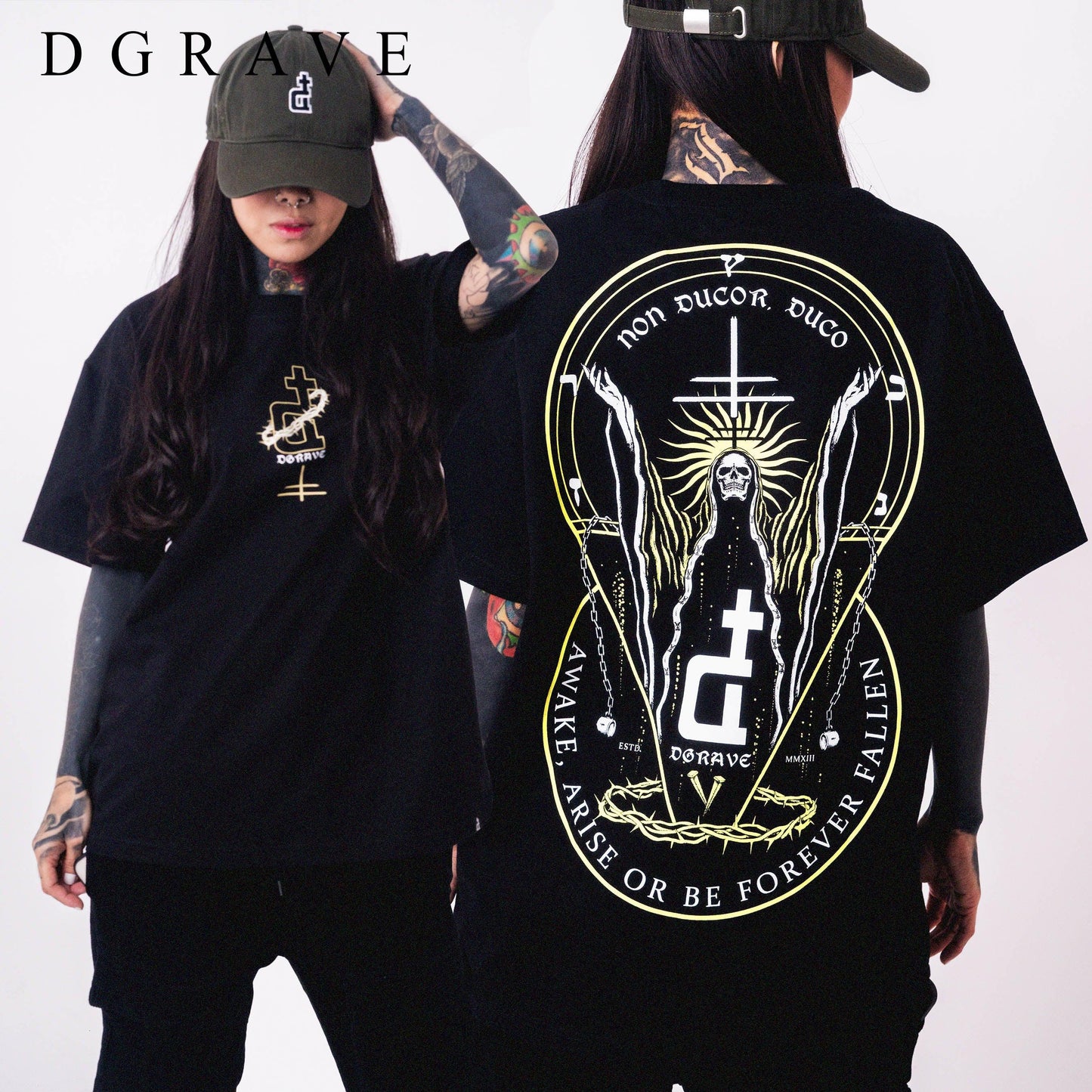 DGrave Creations "Strip of Divinity" Black Tee