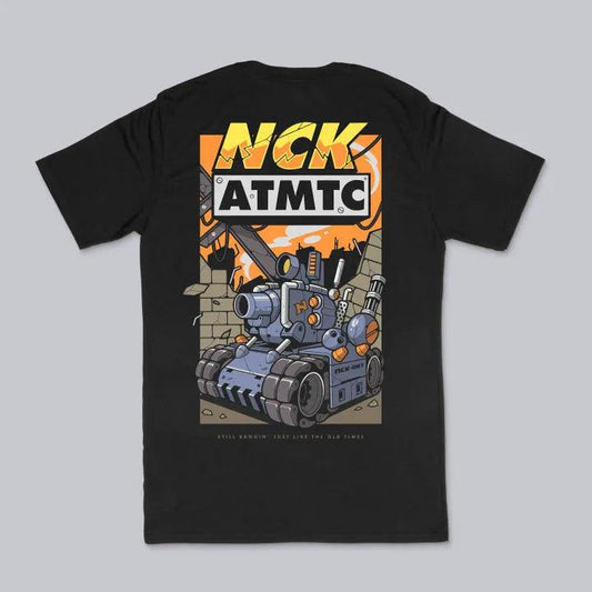 Nick Automatic "SLUG WAVE" Black T-shirt